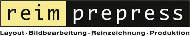 Logo_Reim-PrePress - Layout, Bildbearbeitung, Reinzeichnung, Produktion